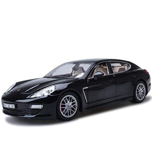 QRFDIAN Juguete para niños Modelo de Coche de aleación de simulación Original de fábrica Autorizado 1:18 Modelo de Coche Panamera Porsche (Color : Negro)