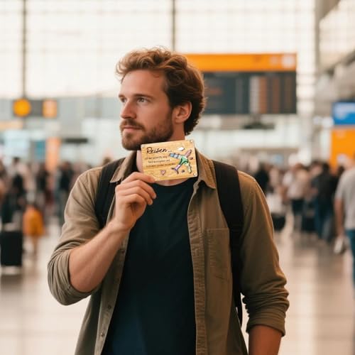 Geldgeschenk,Geldgeschenke,Reise Verpackung,Geburtstag aus Holz Reisegutschein Gutschein Urlaub Abenteuer Geschenk Weihnachten Geburtstagsgeschenk Geburtstaggeldgeschenke Geldschenk,Weltreise