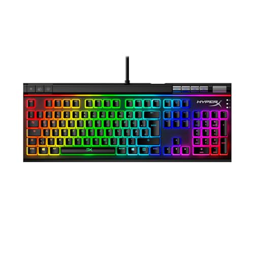 HyperX WAVE Alloy Elite 2 RGB HPX Rojo teclado mecánico de alta precisión con luces dinámicas 5