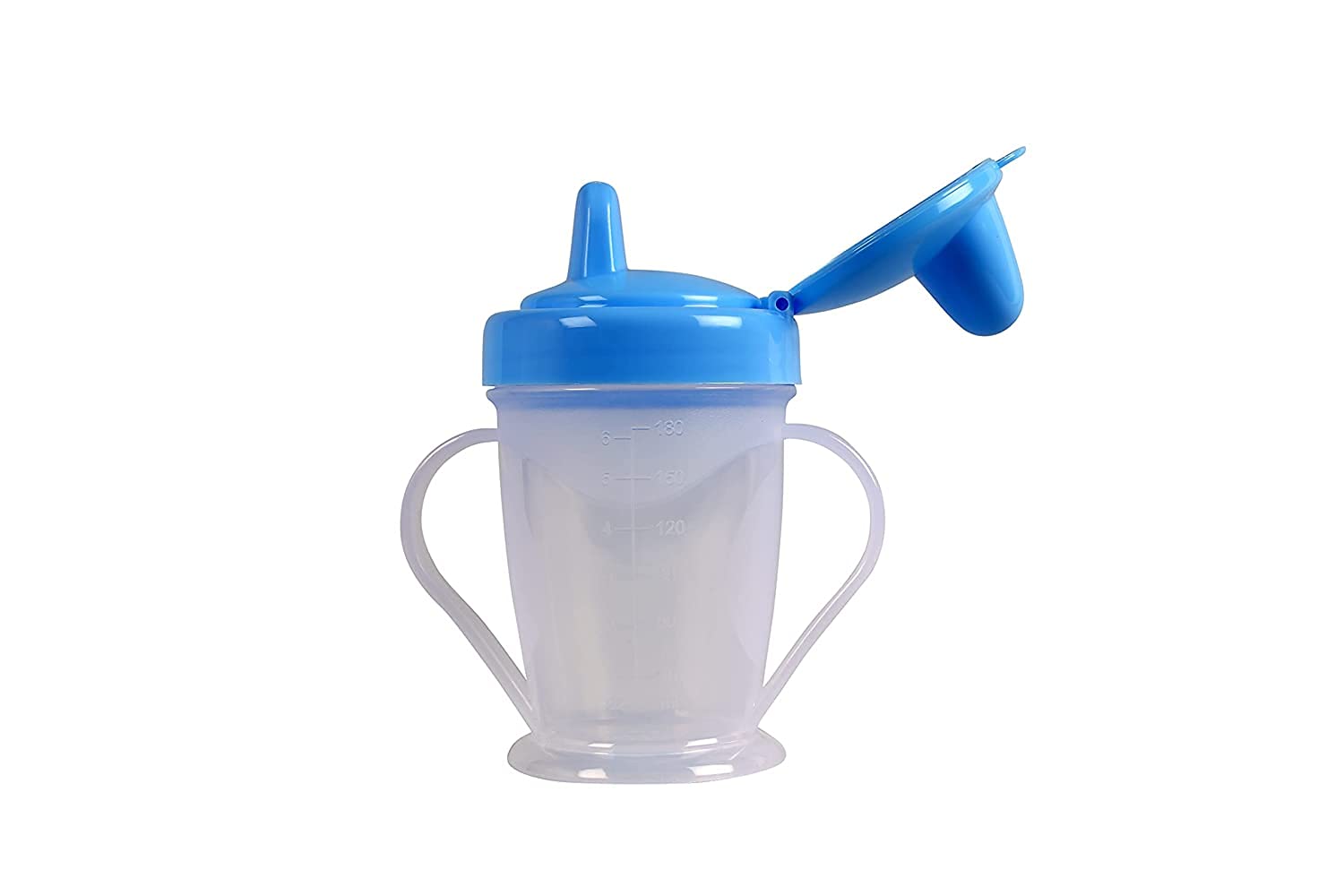 BLISSBORN Plastic Baby Cup Bpa Free Unbreakable, Spill Sipper Mug Spout for Kids, Children, Babies, PP Water, Juice Training Sipper Cup with Double Handles 180 ml Pack of 1-image-43