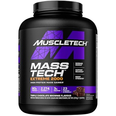 Muscletech MassTech Extreme Protein Powder for Muscle Gain Cover