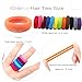 WillingTee Baby Hair Ties,300PCS Nylon Toddler Hair Ties for Girls, Kids Seamless Hair Bands, Girls Elastic Ponytail Holders,Multicolor