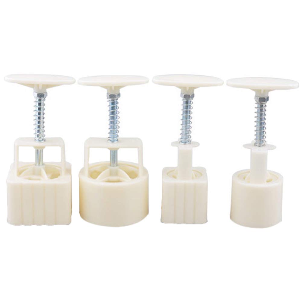 Xiton 1Set Mooncake Mold Mid-Autumn Festival Hand Press Moon Cake Cutter Molds Ice Moon Cake Round Mooncake Mold Different Patterns Stamps Decoration DIY Tools