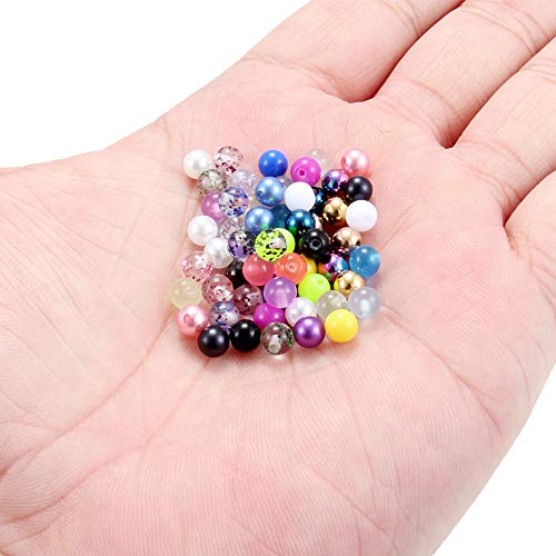 Ruifan 30Prs(60Pcs) 5Mm Externally Threaded 16G Replacement Balls Body Jewelry Piercing Barbell Parts For Tongue Belly Navel Nipple Ring Pearl Gilitter Sild Glow In Dark #TOP2