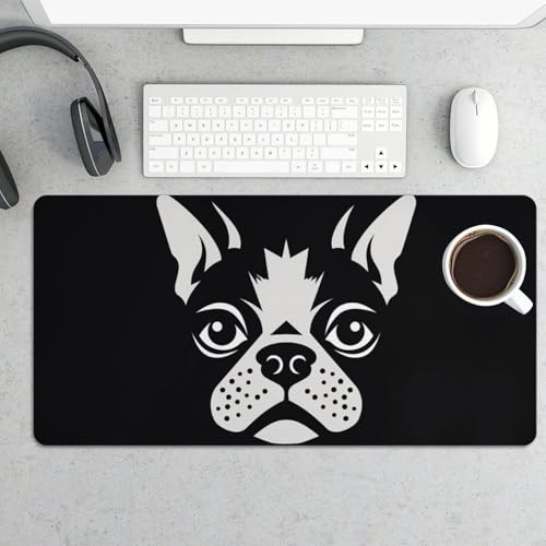 Desk Pad Protector 60x30 cm French Bulldog Blanco