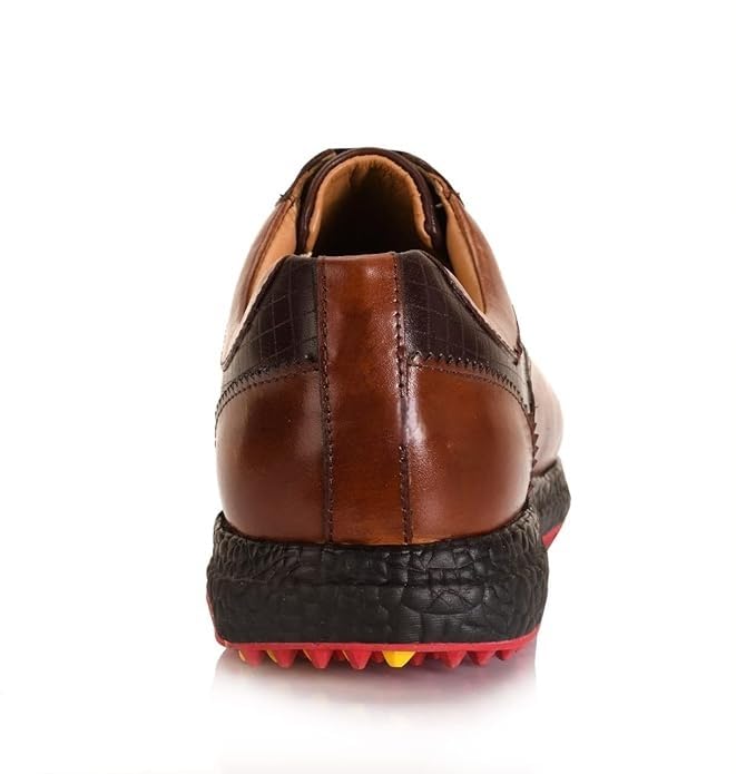 Image of Men's Proffessional Leather Golf Shoes | Lace-Up | Waterproof | Comfortable | Breathable