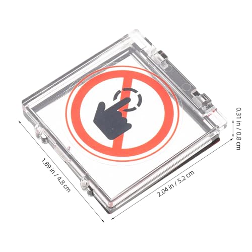 Cubierta de plástico autoadhesiva impermeable para proteger botones de lavavajillas 2