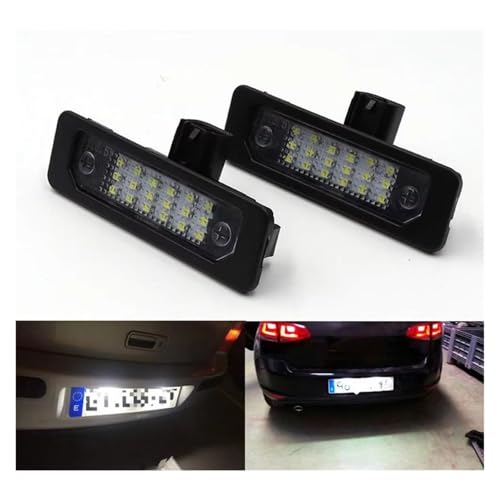 Lámpara de matrícula LED de 6500K antierror Canbus para Ford Mustang 12V 4