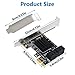 immagine 3Ziyituod Scheda SATA Non Raid, PCIe SATA III 4 Porte Adattatore Scheda con 4 Cavi SATA, 6 Gbps SATA Controller PCIe Card con Staffa a Basso Profilo, Supporta 4 dispositivi SATA 3.0(SA3014)