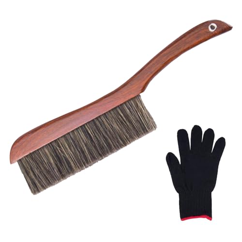 Bricklayers-Horsehair-Horse Synthetic Horse Hair Brush for Bricklayers - Premium Bricklayers Brush for Superior Cleaning, Finishing, and Sweeping - Essential Bricklaying Tool