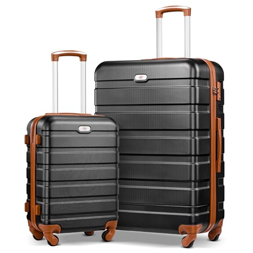 Image of Suitour 2 Piece Luggage Sets,Hard Shell Carry on Luggage and Lightweight 28 inch Checked Luggage for Travel (20 in /28in)