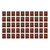 Reviewify Google Bewertungs-Aufsteller NFC, Kunstleder, 13 × 10,5 × 5 cm, 50er Set, kompatibel mit iPhone XS+ und Android