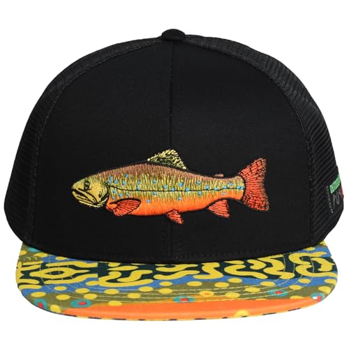 Image of EDTREK Outdoorsman Pro Trucker Breathable Mesh Performance Cap - Flat Brim Snapback Hat