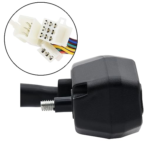 KAOLALI Wasserdicht Motorrad Tachometer 12000 RPM Universal Digital Tachometer mit Ölanzeige und Dual Odometer