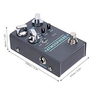 Pédale D’effet de Réverbération DC 9v R4 Effet D’ambiance De Guitare De Réverbération 109 X 67 X 48mm Effet de Guitare… - Les Beatles, Paul McCartney, John Lennon, RIngo Starr, George Harrison Pédale D'effet de Réverbération DC 9v R4 Effet D'ambiance De Guitare De Réverbération 109 X 67 X 48mm Effet de Guitare… – Image 2