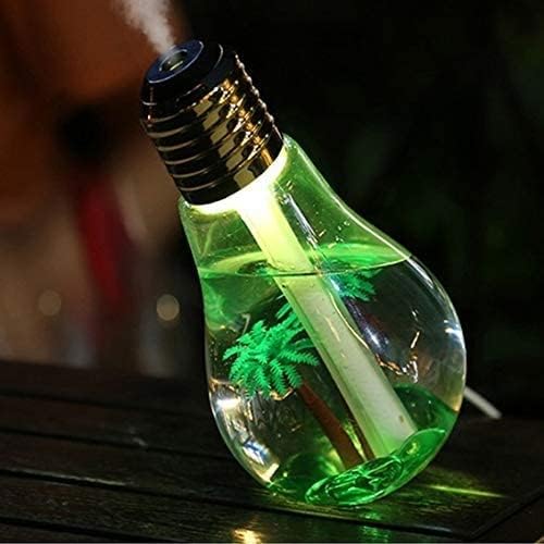 USB Ultrasonic Humidifier Home Office Mini Aroma Diffuser LED Night Light Aromatherapy Spray Creative Bottle Bulb Humidification air is not Dry