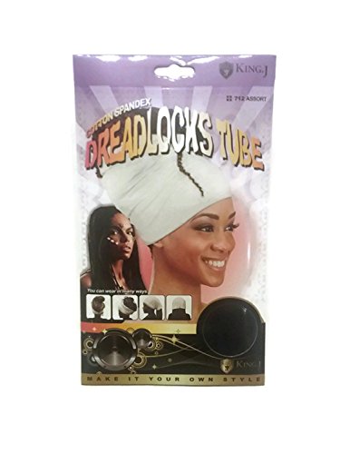 King.J Cotton Spandex Dreadlocks Tube - Assorted Colors (Navy Blue)