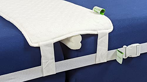 Image of Insieme 12 x 78 Inch Bed Bridge Twin /Twin XL to King Converter Kit - Bed Gap Filler for Combining Mattresses and Securing in Place. King Maker Mattress Extender - Pad & Strap Combo - Premium Fit