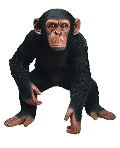 Image of Vivid Arts Ltd XRL-CHM1-B Arts Standing Chimpanzee Resin Ornament