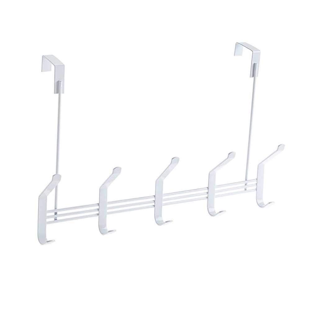 ISCBAFYX Perchero Ganchos De Puerta De Hierro para Ropa Colgador De Puerta Colgador De Bolsas para Sombreros Estantes De Pared Gancho para Toallas Estante De Tela Corbata Bufanda Llave Estante De