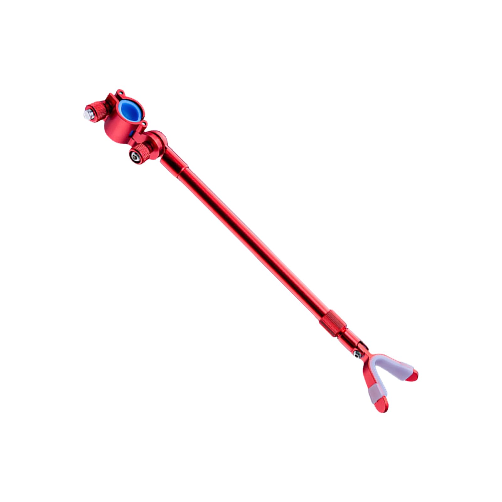 Buxuaaaa Rod Holder Rear Hanging Bracket Aluminum Telescopic Rod Holder Stretchable Fast Release Fishing Bracket Portable Fishing Stand