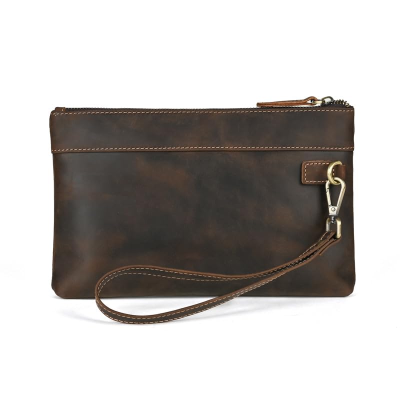 Genuine Leather Men's Long Wallet Top Layer Cowhide Business Casual Money Gift for Husband Father4