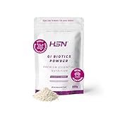 HSN Probiótico en Polvo GI Biotics | 500g | Lactobacillus Bifidobacterium Streptococcus | Glutamina Prebióticos DigeZyme® Curcumina Gingerol | No Incluye Dosificador | No-GMO Vegano Sin Gluten