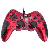 Rii PC Controller USB Gamepad Gaming Controller with Kabel für PS3, Switch, Windows 10/8/7, PC, Laptop, TV Box, Android(Rot)