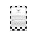 Tacky Design Chessboard Skin for Kindle Paperwhite Skin 2024 Wrap Decal, Minimalist Checkered Vinyl, Premium 3M Decal Sticker for Full Surface Coverage (Black & White, Paperwhite ((12th Gen, 2024))