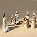 WANCHIY Nativity Set Indoor Christmas Decoration- 14 Pieces Nativity Scene with Manger for Nativity Scene Indoor Use, The Nativity Story Figures- Christian Religious Nativity Sets & Figures