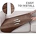 Leather Like Couch Cushion Covers Sofa Slipcovers Sets Couches Furniture Protector Covers for Sectional Armchair Loveseat Stretch Spandex Fabric, Machine Washable (3 Cushion Sofa, Light Brown)