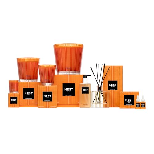 nest new york scented votive candle pumpkin chai - 2 oz - up to 28-hour burn time - reusable glass vessel