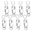 8pcs Silver