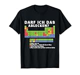 Witziges Chemie Lehrer Schüler Idee