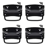 ✅EIGENSCHAFTEN: Material: Stahl / Oberfläche: schwarz / Robuste Ausführung / klappbar // Abmessungen Montageplatte: 120 x 80 mm