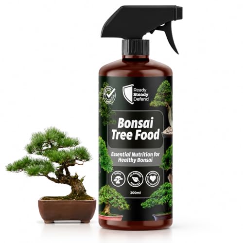 Bonsai Tree Feed Spray 200ml - Natural Bonsai Fertiliser for Vibrant Growth | Bonsai Tree Food for Indoor & Outdoor Plants | Supports Healthy Roots & Lush Foliage | Ideal for Bonsai Tree Care Kits