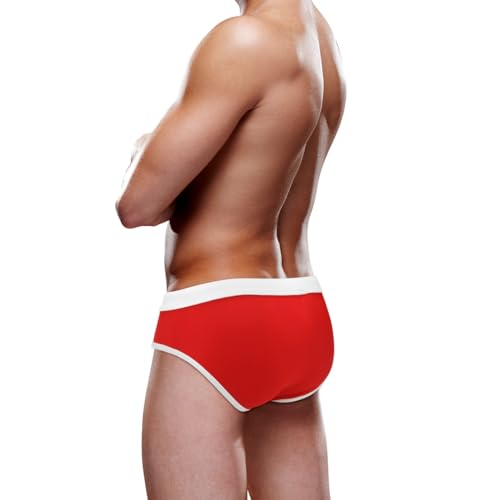 Bañador rojo grande Prowler corto de tipo bermuda 2