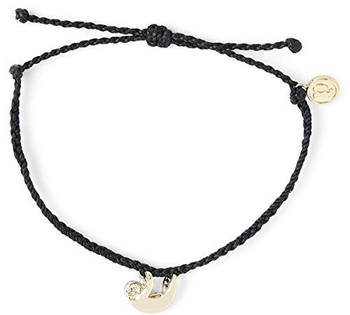 Pura Vida Gold or Silver Sloth Charity Wildlife Bracelet - 100% Waterproof, Adjustable Band - Coated Charm