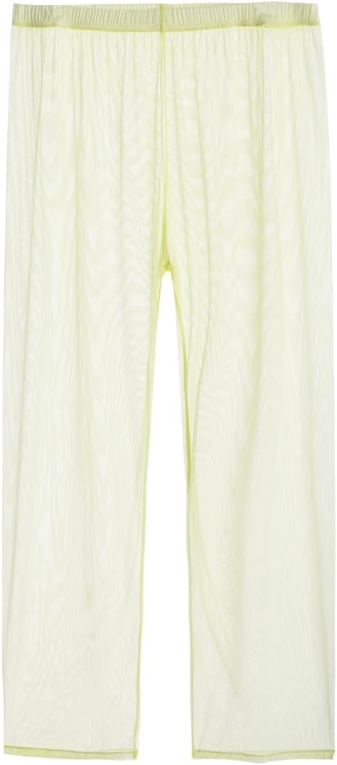 YINYOUYU Mens Mesh Pants See Through Underwear Pajama Bottoms Lounge Home Leggings Sleepwear Cool Dry Yoga Trousers - Image 7