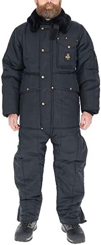 RefrigiWear Men's Iron-Tuff Insulated Coveralls with Hood -50F Extreme Cold Suit
