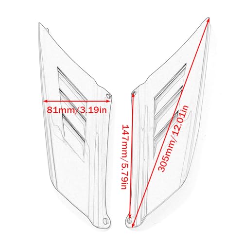 Aileron arrière de moto avec ailettes pour optimiser l'appui - 4