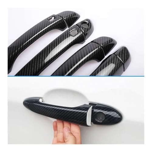 Fibre carbone ABS Saab 9-3 protection poignées pour vos trajets - 4