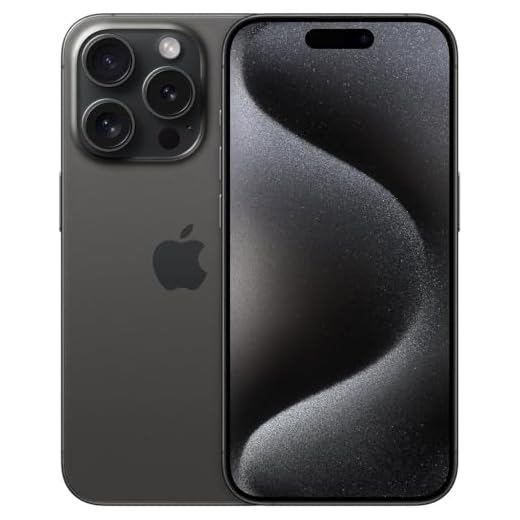 Apple iPhone 15 Pro (128 GB) - Titan Schwarz (Generalüberholt)