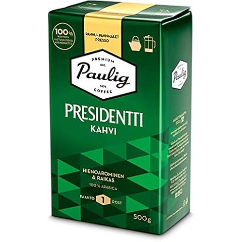 Paulig Presidentti pan Ground Coffee 12 Pack of 500g Cover