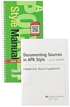 Paperback A Pocket Style Manual, APA Version 8e & Documenting Sources in APA Style: 2020 Update Book