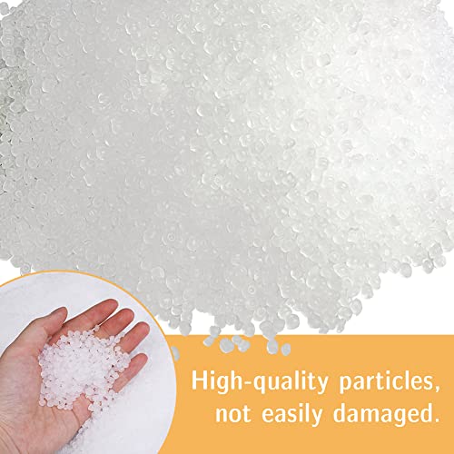 Image of 1.3lb Stuffing Beads, 8.8oz Weighted Beads for Stuffed Animals, Craft Poly Pellets Weighted for Stuffed Animals - 600g