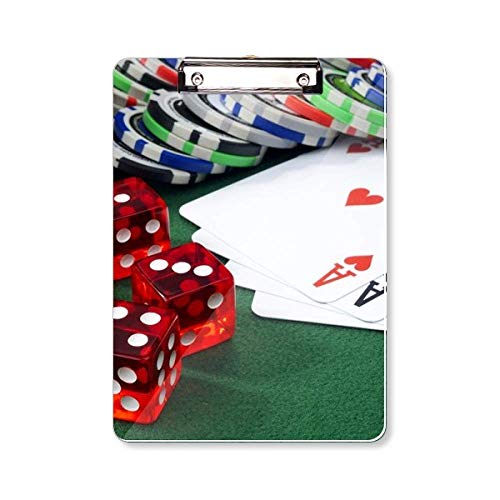 Bloc-notes A4 pour cartes de poker et carnet score de jeux