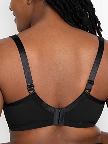 Curvy Couture Curvy Couture Women's Luxe Lace Plus Size Smoothing Bralette, Black Hue, 40Dd #TOP5