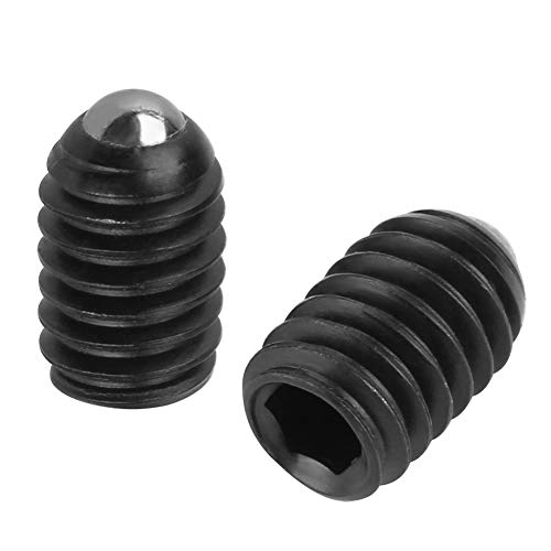 10 peças de mola hexagonal de esfera, conjunto de êmbolo esférico, parafuso M4 resistente e durável