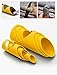 6PCS Foam Pipe Cutter, 6 Sizes Pipe Insulation Foam Water Tube Cutter Tool, Insulation Cutting Fixture for Pipe Insulation in Homes, Industries&Commercial Places 15MM-22MM-28MM-40MM-46MM-53MM (Yellow)
